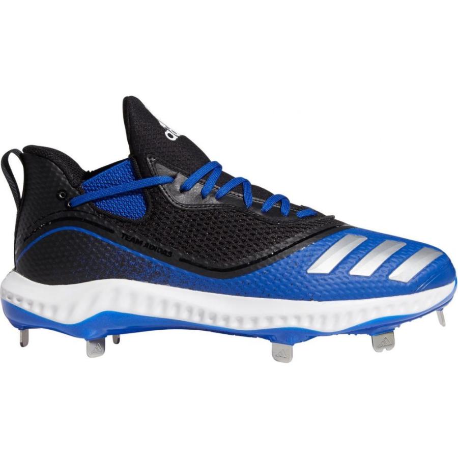 販売特売中 アディダス Adidas メンズ 野球 スパイク シューズ 靴 Icon V Bounce Metal Baseball Cleats Black Royal 早期割引特典 Deuber De