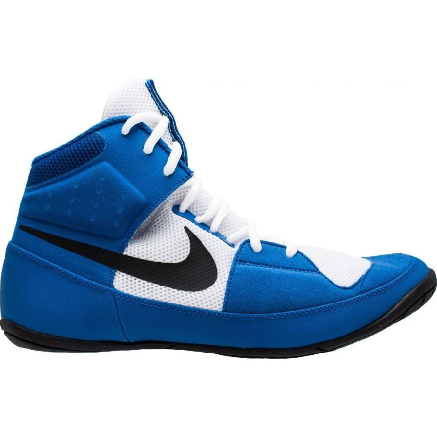 専門ショップ Nike Blue White Shoes Wrestling Fury シューズ 靴 レスリング メンズ Nike ナイキ レスリング メンズ シューズ 靴 ナイキ フィットネスシューズ