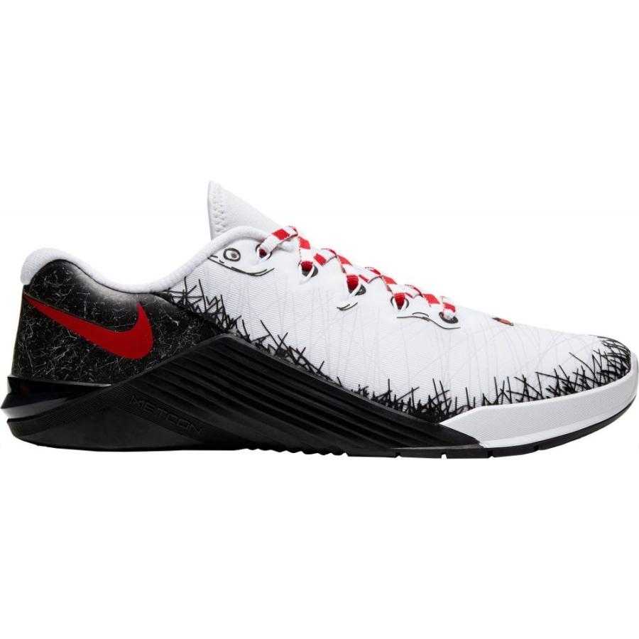 ナイキ Nike メンズ フィットネス トレーニング シューズ 靴 Metcon 5 Amp Training Shoes White Red Black Technoabout Com