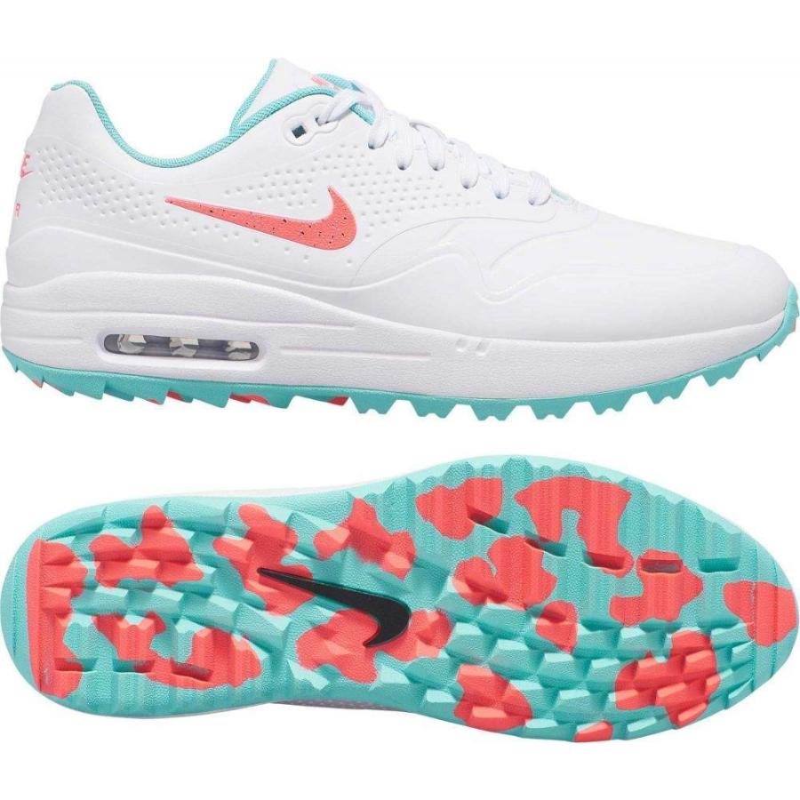 【おしゃれ】 ナイキ Nike メンズ ゴルフ シューズ・靴 Air Max 1 G Golf Shoes White/Pink, イナサグン 90432647