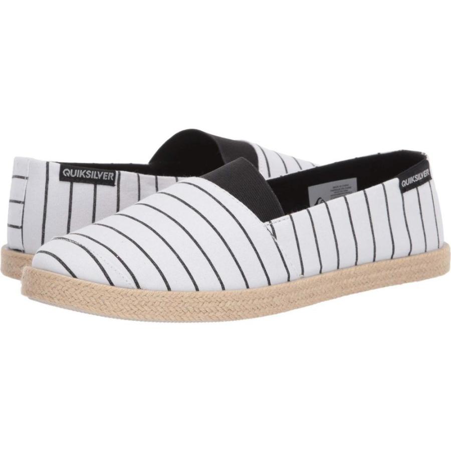独創的 クイックシルバー Quiksilver メンズ エスパドリーユ シューズ 靴 Espadrilled White Black White 保存版 Www Muslimaidusa Org