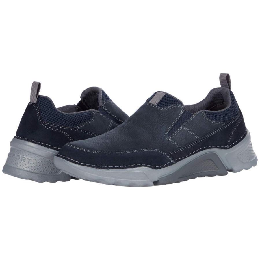 ロックポート Rockport メンズ スニーカー シューズ 靴 Rocsports Slip On Navy Leather Mesh Ol フェルマート Fermart シューズ 通販 Yahoo ショッピング