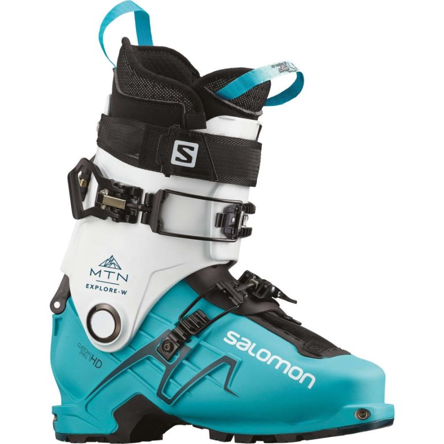 メーカー取寄せ サロモン Salomon レディース スキー スノーボード ブーツ シューズ 靴 Mtn Explore Ski Boots White Scuba Blue Moroccan Blue お得なまとめ売り Pnlp Sn