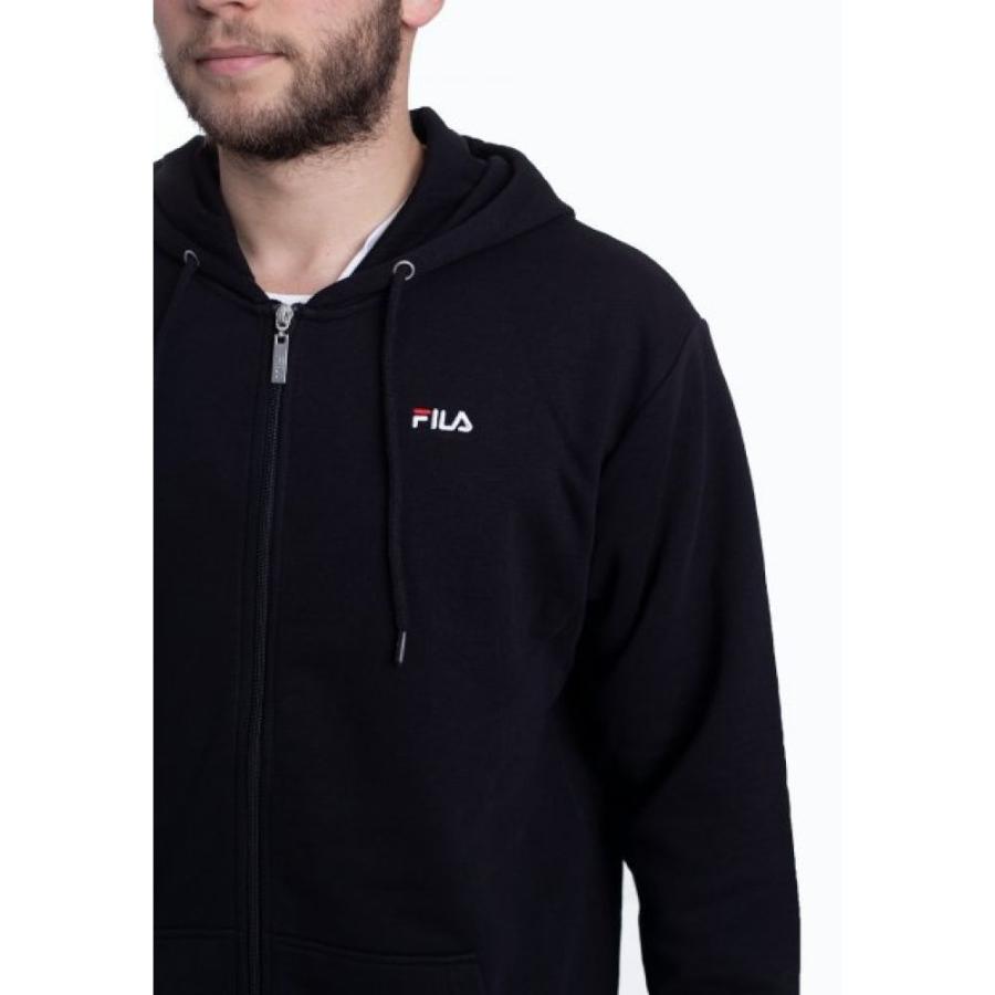 ブランド品専門の Black Elazer トップス パーカー メンズ Fila フィラ Black Zipper パーカー サイズ M Www Doebem Org Br