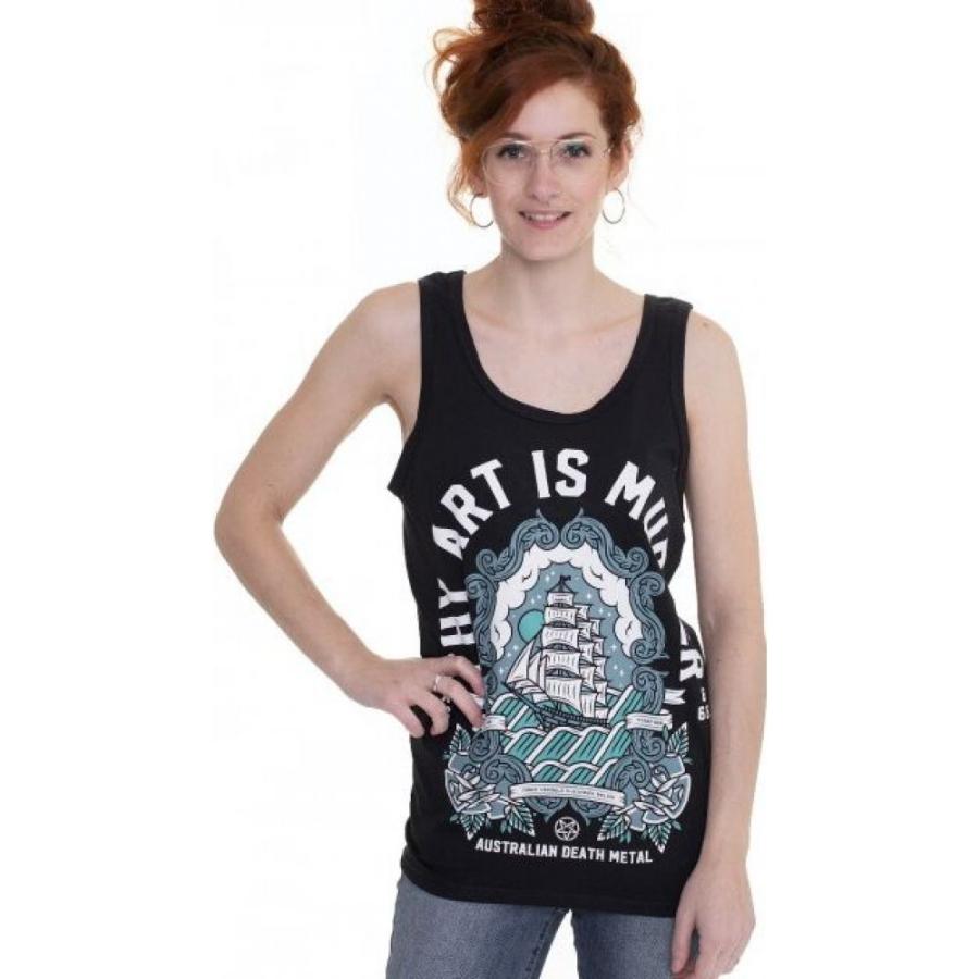 手数料安い アート ザイ イズ Black Tank Together Sink トップス タンクトップ レディース Murder Is Art Thy マーダー その他トップス サイズ M Dara Org Br