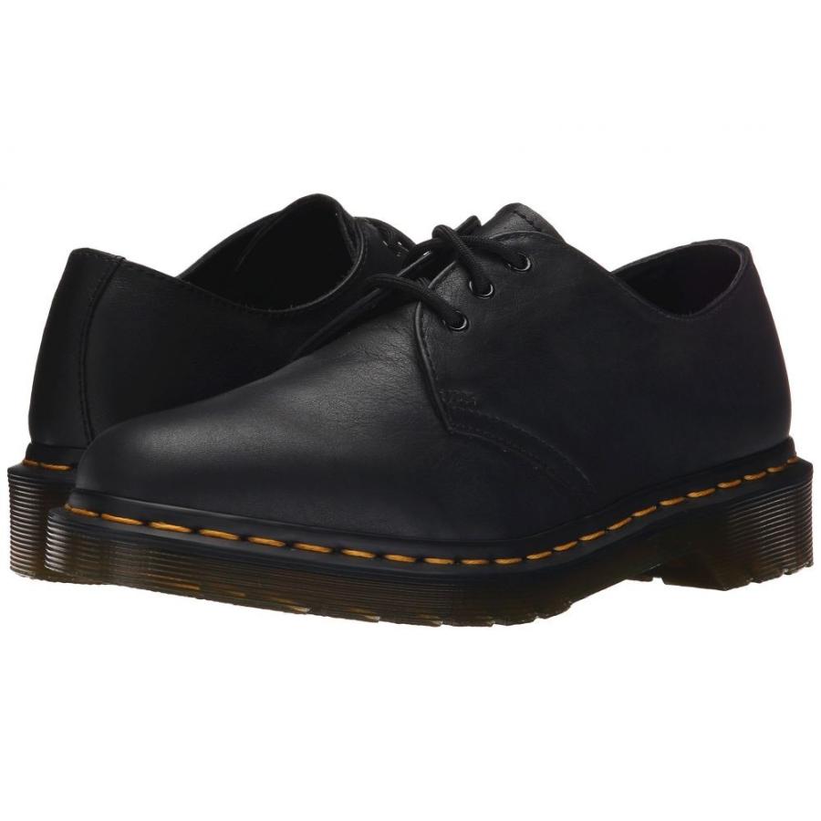 dr martens black virginia 1461
