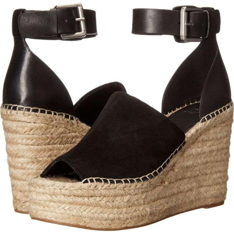 マーク フィッシャー レディース エスパドリーユ シューズ 靴 Adalyn Espadrille Wedge Black Suede Kpkec Com