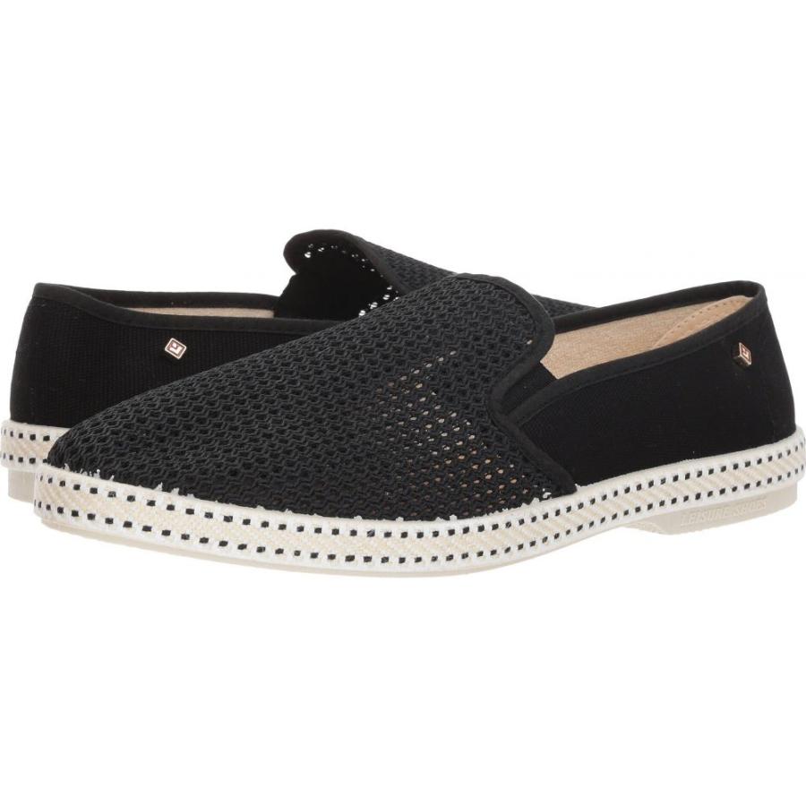 リビエラ Rivieras メンズ スリッポン フラット シューズ 靴 Classic Slip On Black Kisumupoly Ac Ke