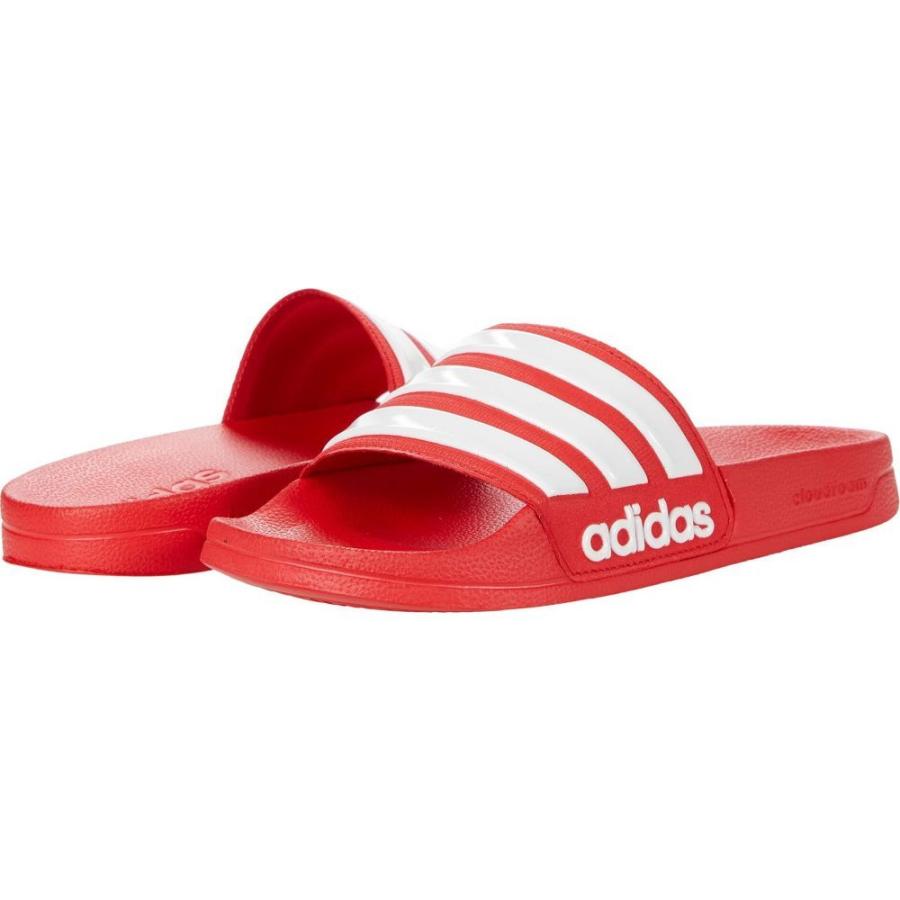 使い勝手の良い Adidas Scarlet White Scarlet Slides Shower Adilette シューズ 靴 サンダル メンズ Adidas アディダス シューズ 靴 メンズ サンダル アディダス サンダル