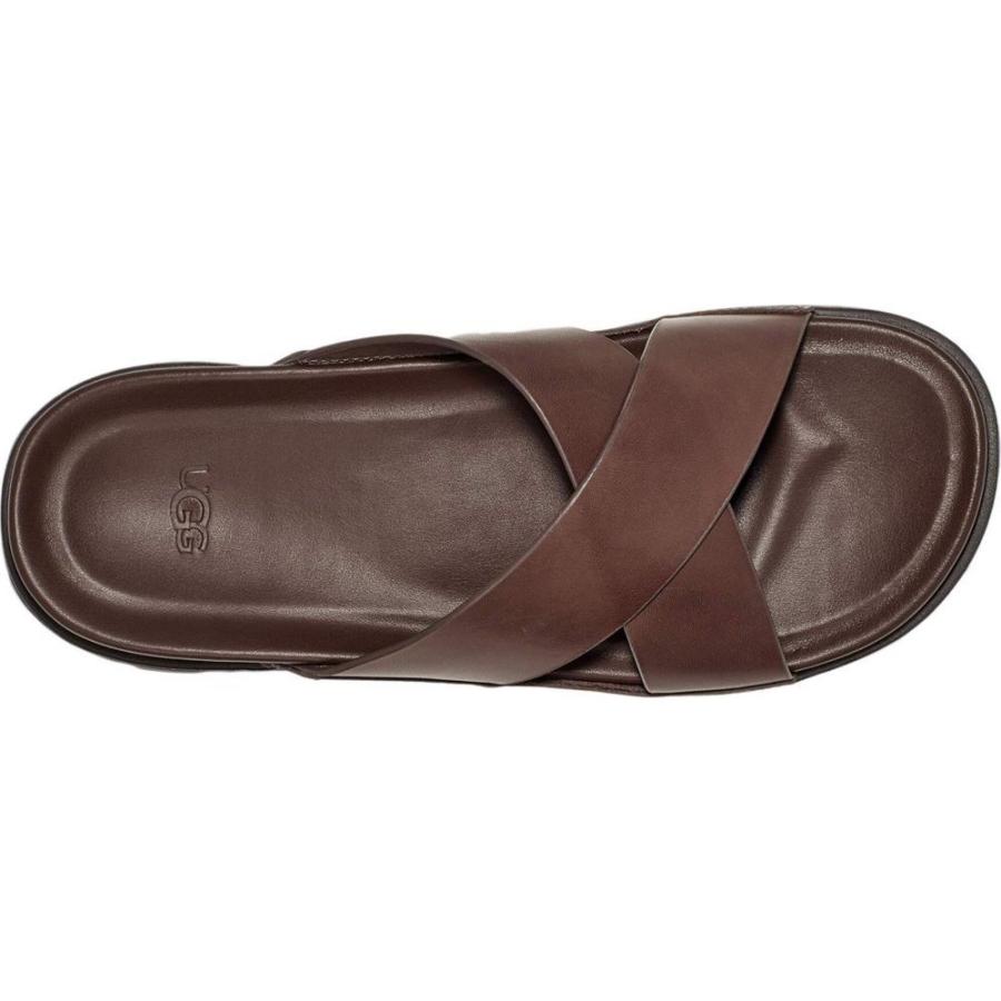 お気にいる Ugg アグ サンダル メンズ シューズ 靴 アグ Ugg メンズ サンダル シューズ 靴 Wainscott Slide Grizzly Leather サンダル Postetelecom Gouv Cg