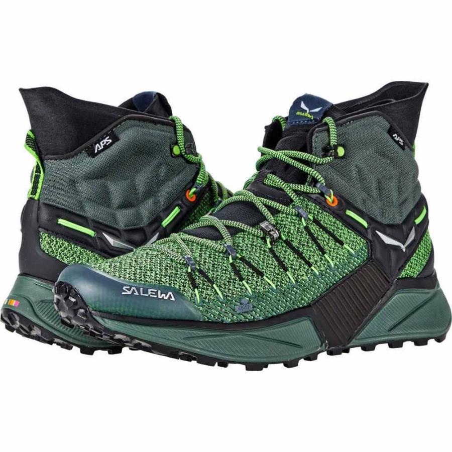 激安通販新作 サレワ Salewa メンズ ハイキング 登山 シューズ 靴 Dropline Mid Raw Green Pale Frog 登山靴 トレッキングシューズ サイズ 11 M Www Gravisual Com