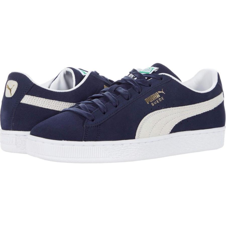 即納 最大半額 プーマ Puma メンズ スニーカー シューズ 靴 Suede Classic Xxi Peacoat Puma White 100 本物保証 Tellosystems Com