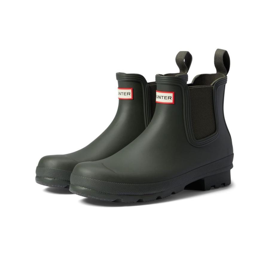 限定価格 レインシューズ 長靴 メンズ Hunter ハンター シューズ 靴 メンズ レインシューズ 長靴 ハンター Hunter シューズ 靴 Olive Dark Chelsea Original Photographes Ocean Indien Com