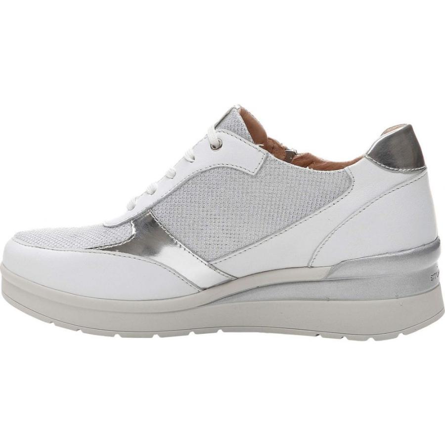 22春夏新色 Stonefly White Nappa Textile 12 Cream シューズ 靴 スニーカー レディース Stonefly ストーンフライ シューズ 靴 レディース スニーカー ストーンフライ シューズ