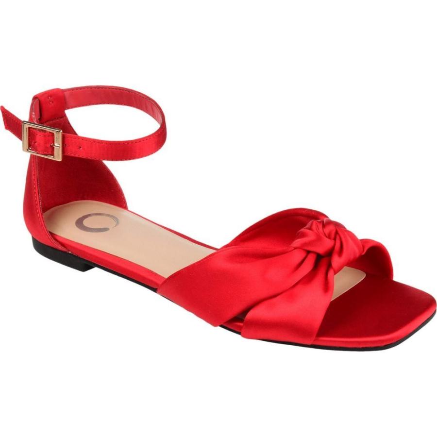 【お買得！】 ジュルネ コレクション Red Sandal Safina シューズ・靴 サンダル・ミュール レディース Collection Journee サンダル