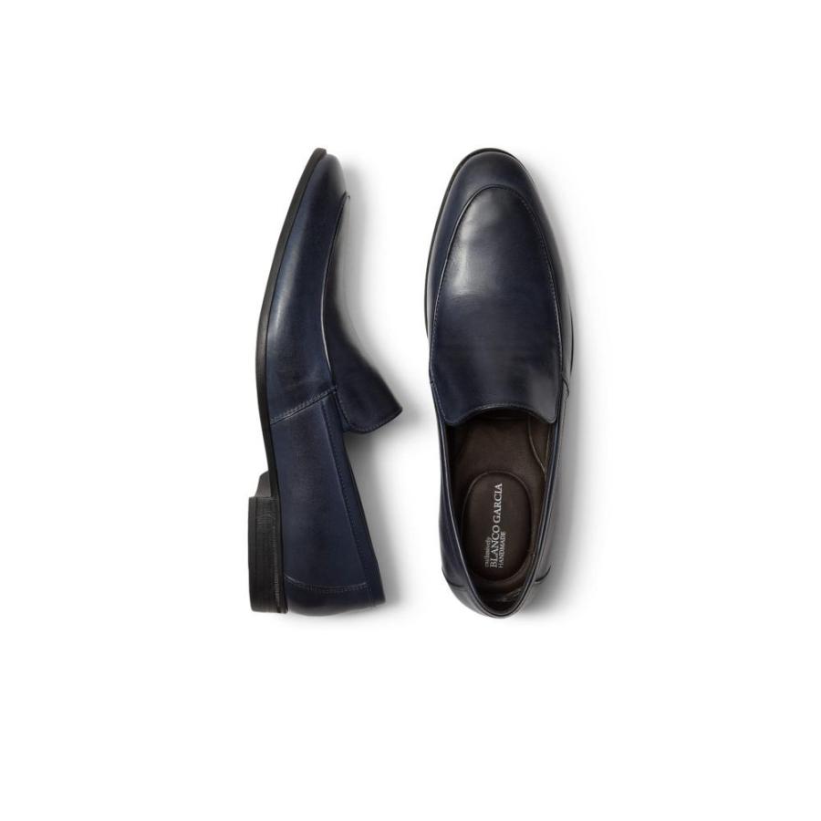 ブランコ ガルシア Blanco Garcia メンズ ローファー シューズ・靴 Abraham Loafer Navy Leather  :sh2-9586050-492:フェルマート fermart シューズ - 通販 - Yahoo!ショッピング