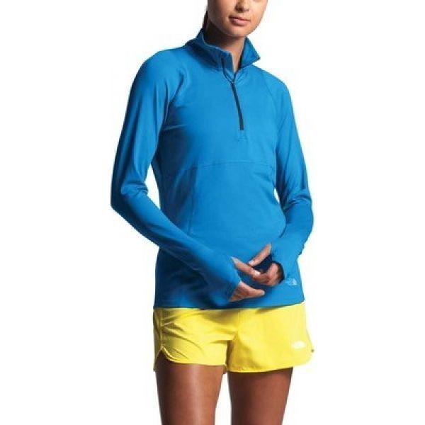 最新作の ザ ノースフェイス The North Face レディース ランニング・ウォーキング ハーフジップ トップス Essential 1/2 Zip Pullover Clear Lake Blue, ファーネット d32db15e