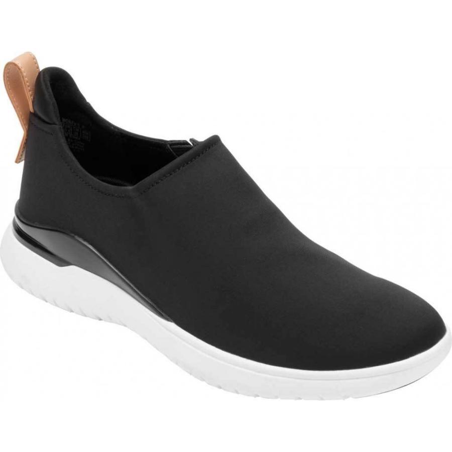 最安値級価格 ロックポート レディース スリッポン フラット ロックポート Rockport Rockport Mesh Lycra Black Sneaker On Slip High Sport Motion Total シューズ 靴 スニーカー ハイカット スリッポン フラット レディース シューズ Alfarentacar Pl