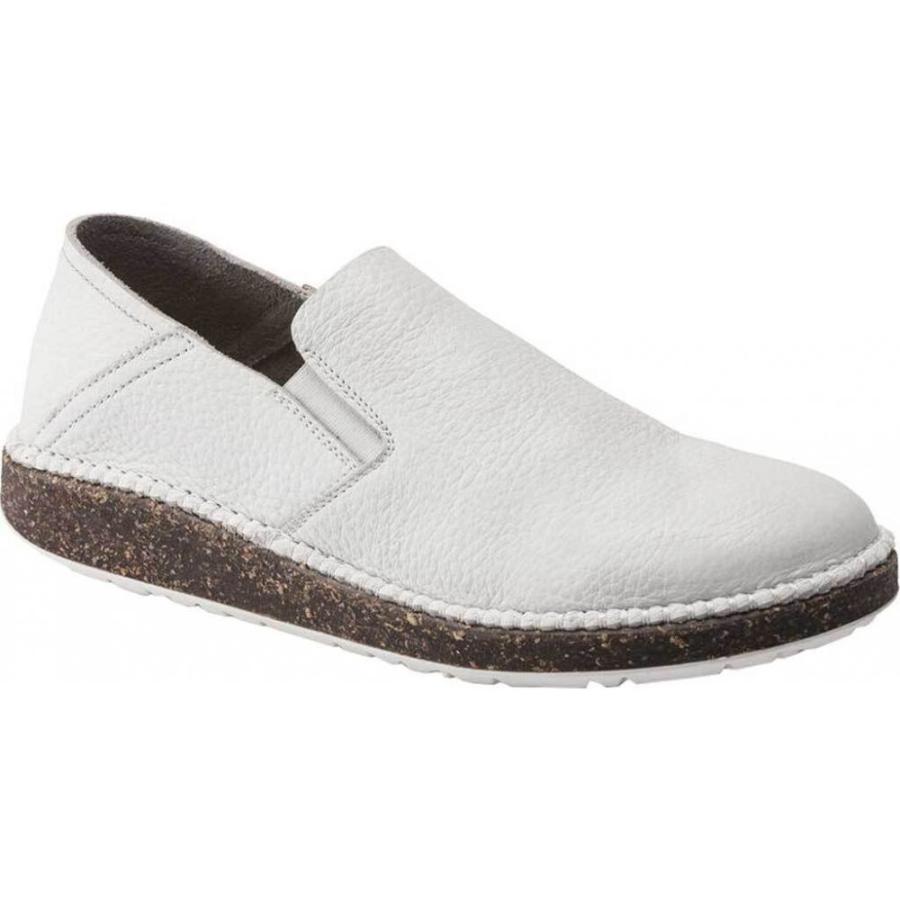 人気メーカー ブランド スリッポン フラット ビルケンシュトック Birkenstock ビルケンシュトック Leather Pebbled White Slip On Convertible Callan シューズ 靴 スリッポン フラット レディース Birkenstock シューズ