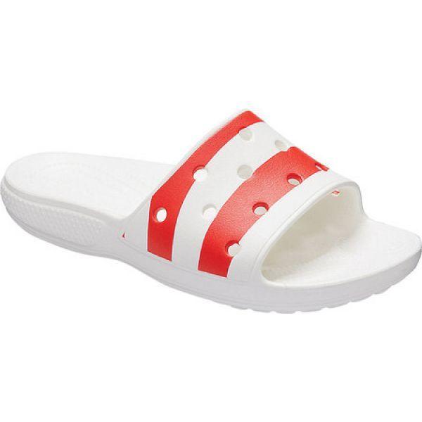 かわいい新作 American Classic シューズ 靴 サンダル メンズ Crocs クロックス シューズ 靴 メンズ サンダル クロックス Crocs Flag White Multi Slide サンダル Dagl Tg