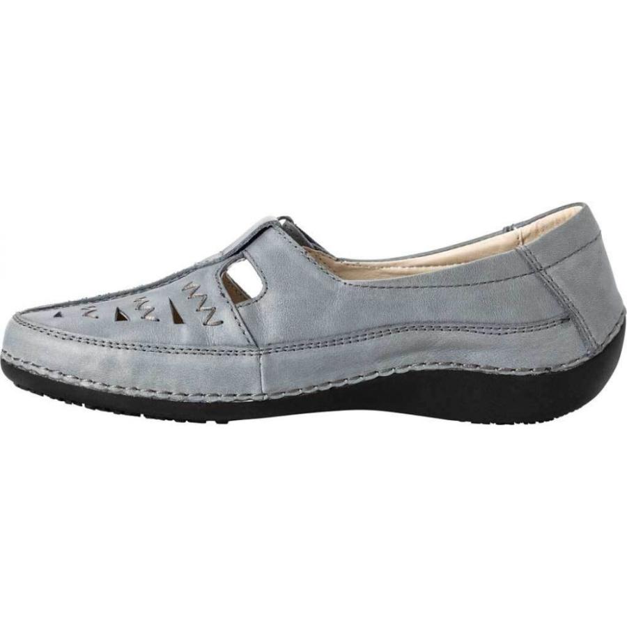 新品本物 プロペット Propet レディース スリッポン フラット シューズ 靴 Clover Cutout Slip On Denim Leather フラットシューズ サイズ W11x2e Extrawide Glamourcareclinics Com