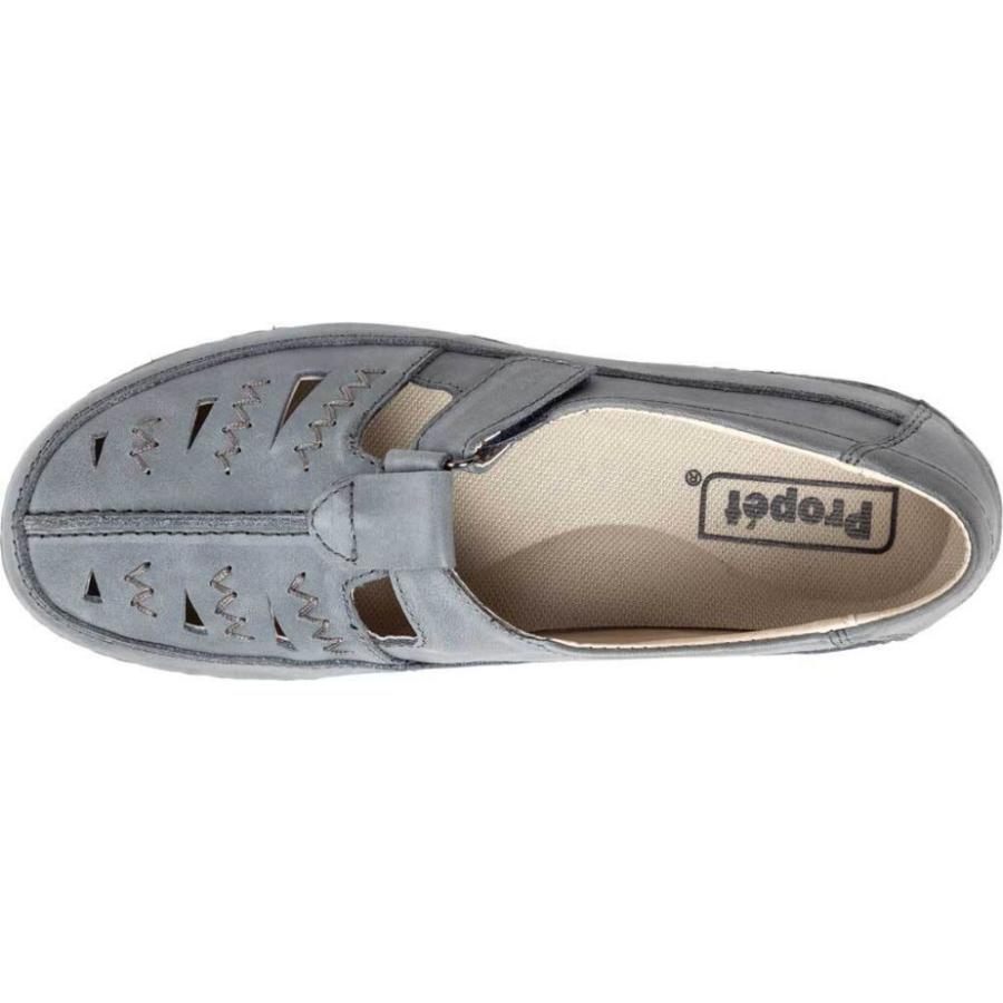 新品本物 プロペット Propet レディース スリッポン フラット シューズ 靴 Clover Cutout Slip On Denim Leather フラットシューズ サイズ W11x2e Extrawide Glamourcareclinics Com