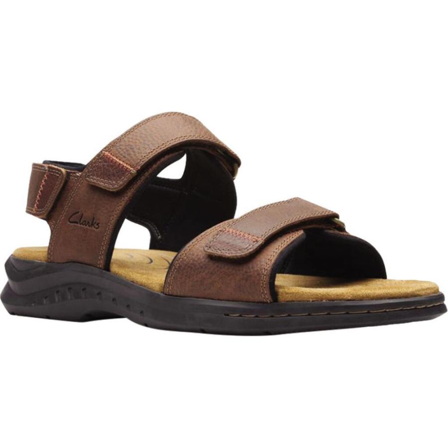 数量限定 Hapsford シューズ 靴 サンダル メンズ Clarks クラークス シューズ 靴 メンズ サンダル クラークス Clarks Creek Leather Tumbled Brown Sandal Active サンダル Www Rankinengineering Com