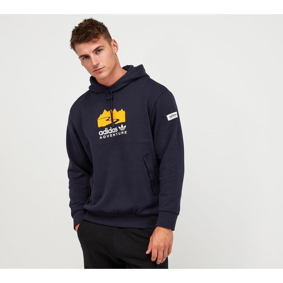 正規通販 パーカー メンズ Originals Adidas アディダス トップス メンズ パーカー アディダス Originals Adidas トップス Ink Legend Hoodie Overhead Logo Adventure トップス