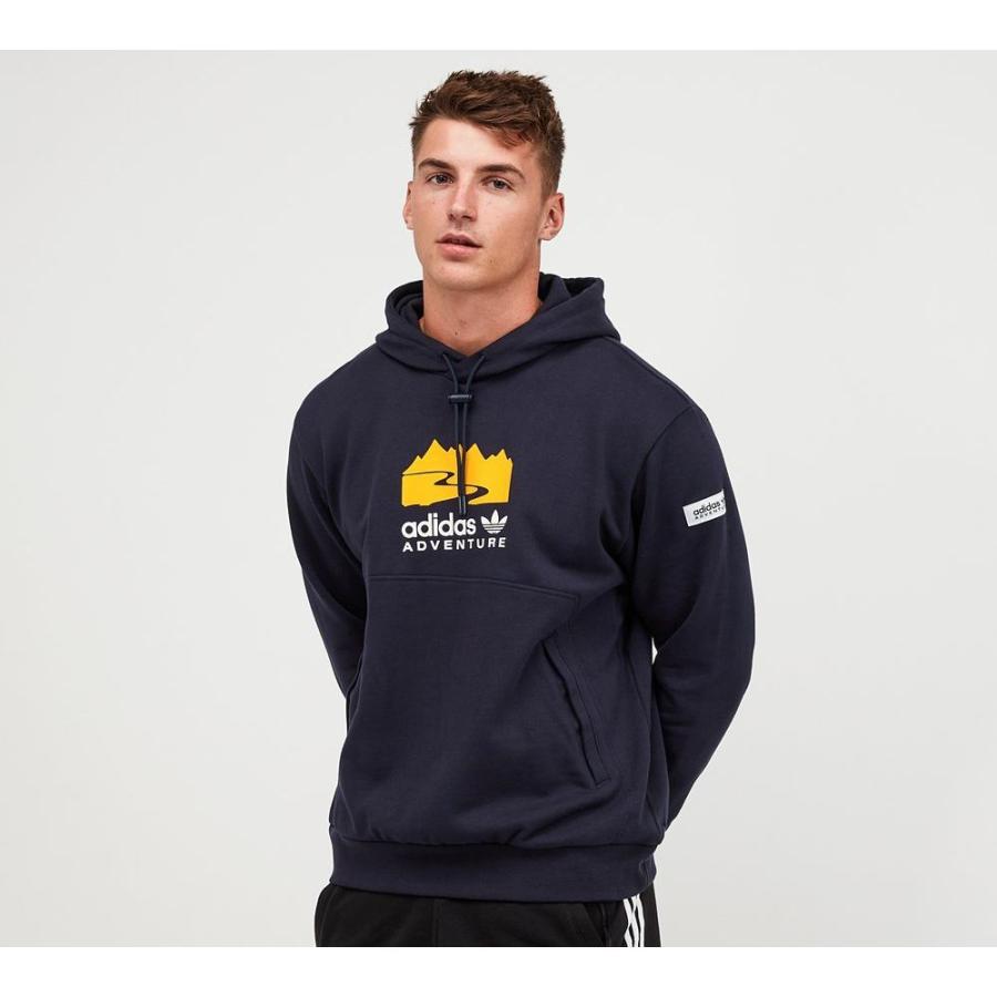 春新作の パーカー メンズ Originals Adidas アディダス トップス メンズ パーカー アディダス Originals Adidas トップス Ink Legend Hoodie Overhead Logo Adventure トップス
