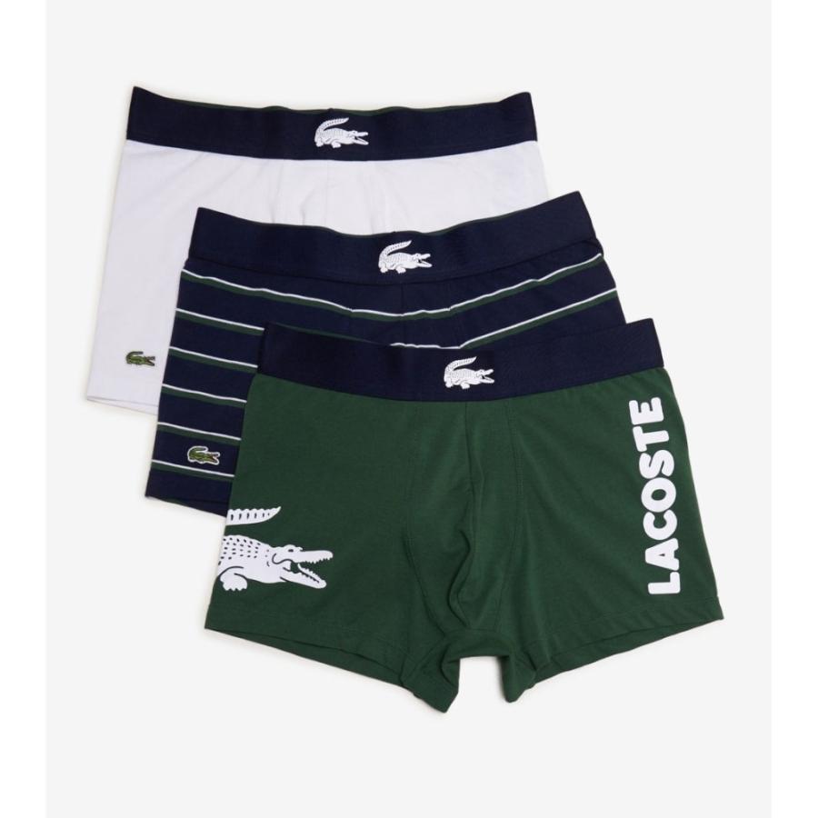 受賞店舗 ラコステ Lacoste メンズ ボクサーパンツ 3点セット インナー 下着 3 Pack Boxer Briefs Thymte Blue White 全国組立設置無料 Kwsrbd Com