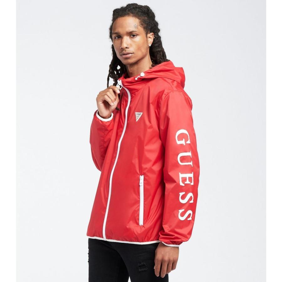 超格安一点 Weight Light アウター ジャケット メンズ Guess ゲス アウター メンズ ジャケット ゲス Guess Nylon Red Jacket ジャケット Dagl Tg