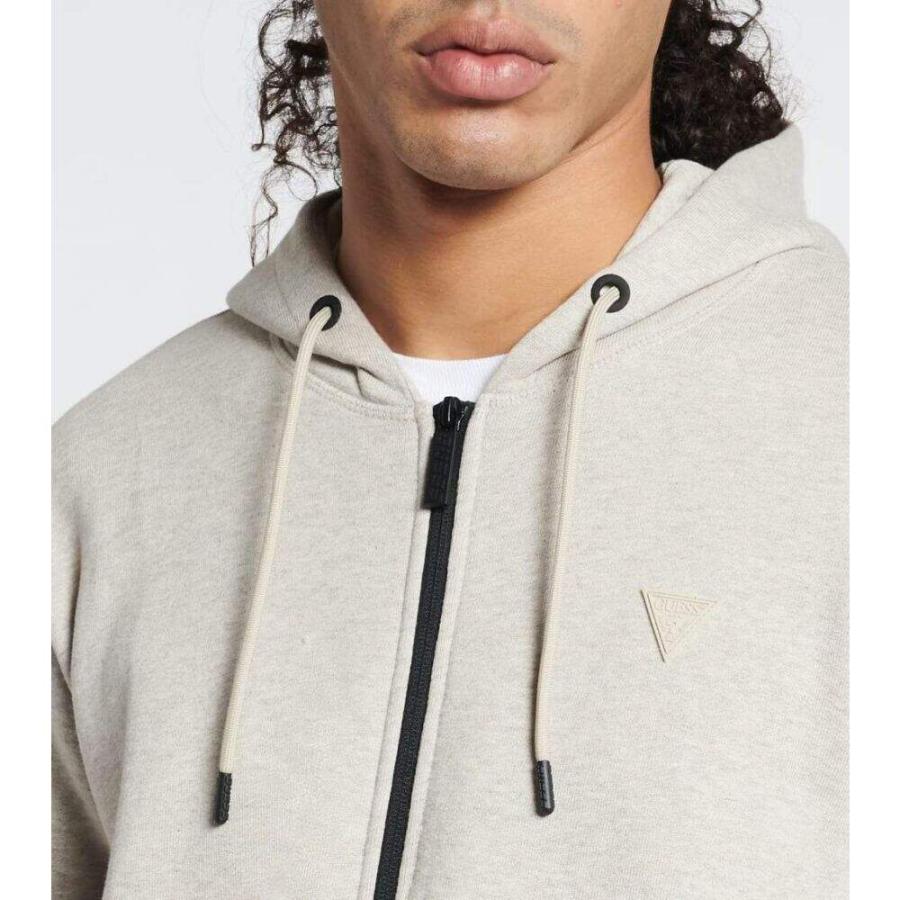 お得セット パーカー メンズ Guess ゲス トップス Grey Hoodie Zip Full Aldwin パーカー サイズ L Mueblesactivos Com