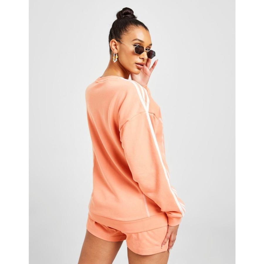 激安通販新作 アディダス スウェット トレーナー アディダス Originals Adidas Adidas Pink Sweatshirt Crew Trefoil Stitch トップス スウェット トレーナー レディース Originals トップス Marinautodetailing Com