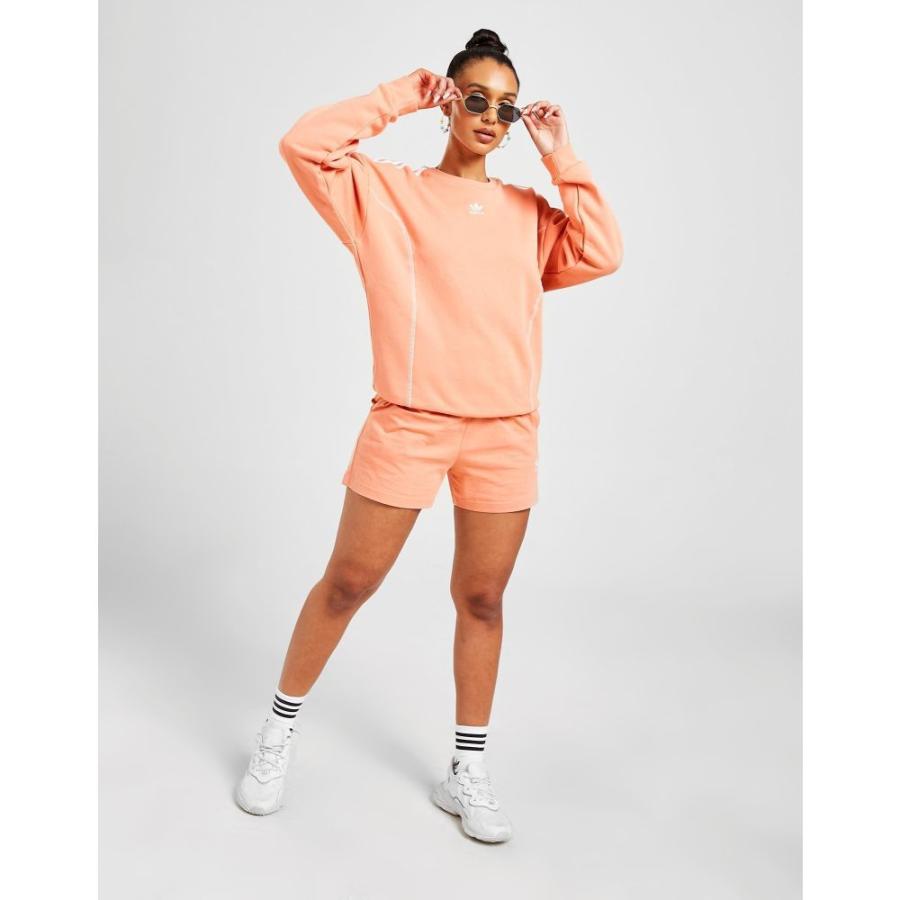 激安通販新作 アディダス スウェット トレーナー アディダス Originals Adidas Adidas Pink Sweatshirt Crew Trefoil Stitch トップス スウェット トレーナー レディース Originals トップス Marinautodetailing Com