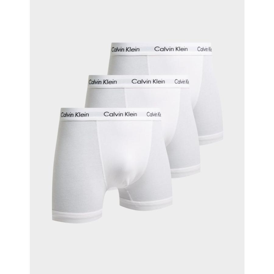 あなたにおすすめの商品 メンズ Underwear Klein Calvin カルバンクライン ボクサーパンツ カルバンクライン Underwear Klein Calvin ボクサーパンツ White Trunks 3 Pack インナー 下着 下着 靴下 部屋着