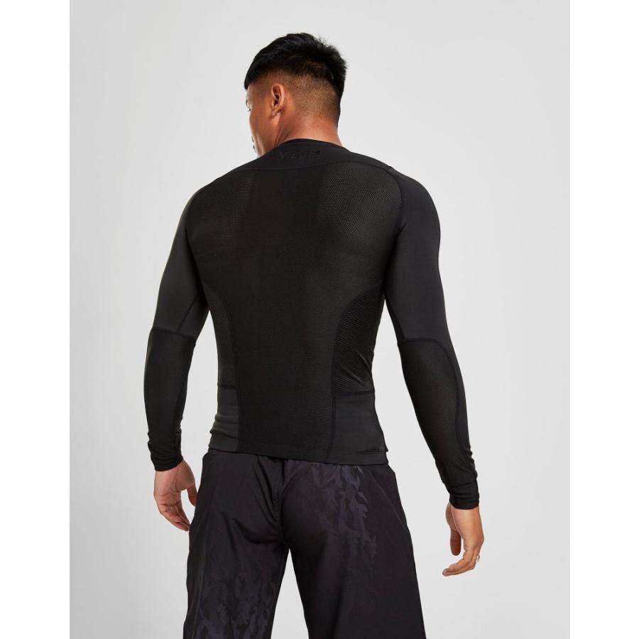 ブランド雑貨総合 Venum ヴェヌム 水着 ビーチウェア メンズ ラッシュガード ヴェヌム Venum メンズ Black Top Sleeve Long Guard Rash G Fit 水着 ビーチウェア ラッシュガード ラッシュガード