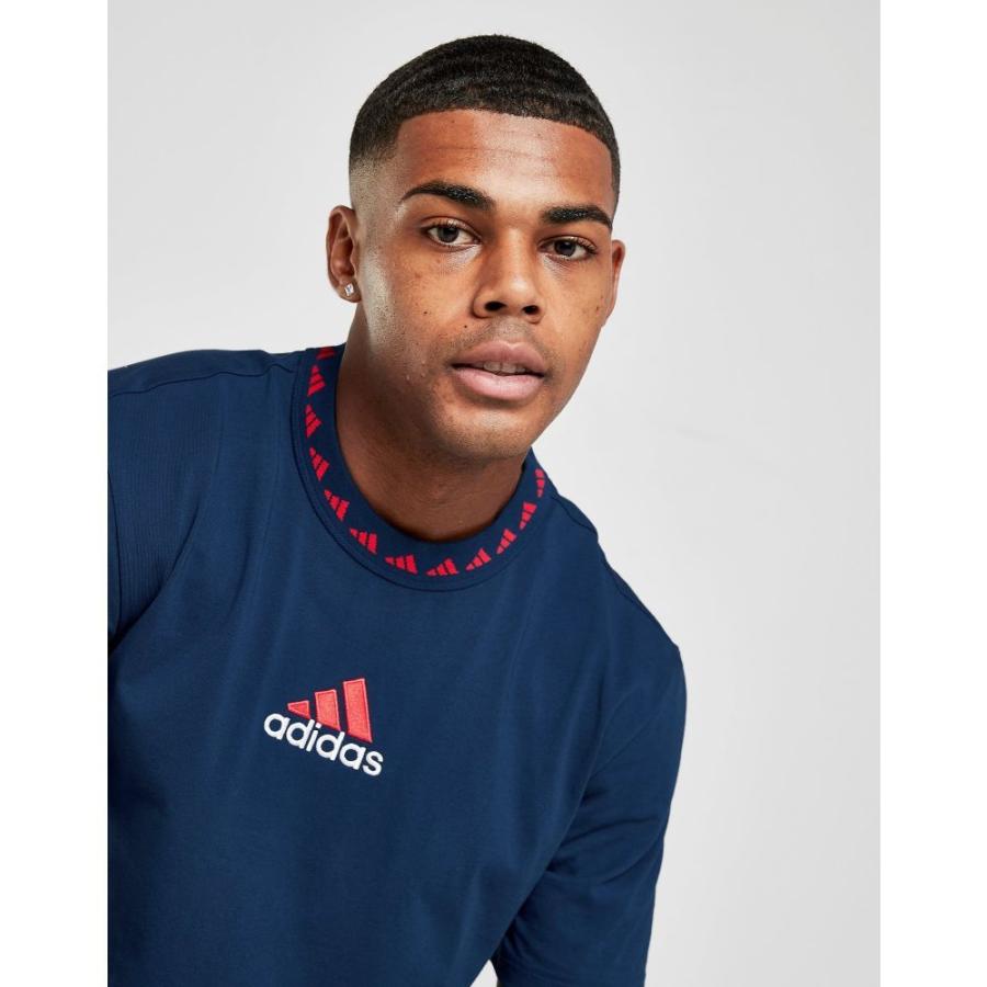 新到着 Adidas アディダス Blue T Shirt Icon Fc Arsenal トップス メンズ Adidas アディダス トップス メンズ トップス