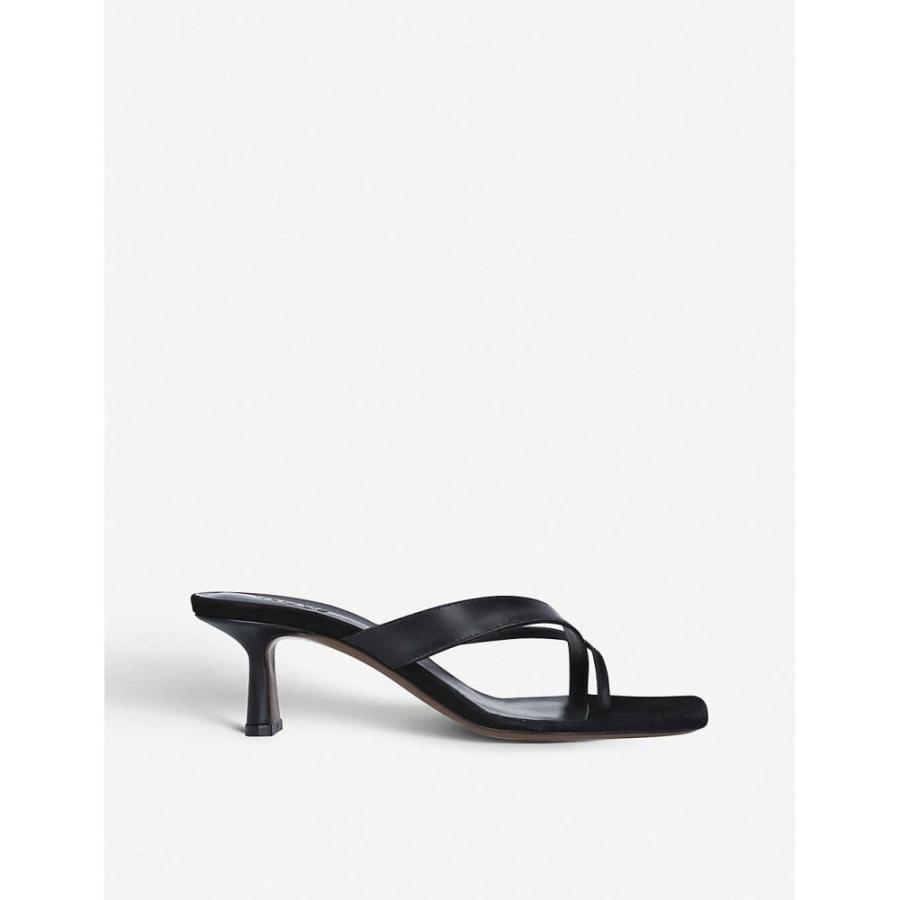 残り１点 サイズ Eu38 5 Uk5 5 ネオアス Neous レディース シューズ 靴 サンダル ミュール Florae Backless Leather Heeled Mules Black Ste Ap5 010 残り１点 サイズ Eu38 5 Uk5 5 ネオアス Neous レディース シューズ