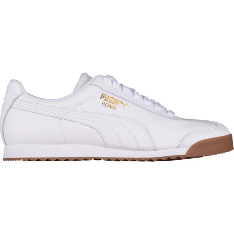 特別セーフ Puma 残り１点 サイズ 27cm プーマ シューズ 靴 Gum Gold White Team Basic Roma プーマ メンズ Gum Gold White Team Basic Roma シューズ 靴 フィットネス トレーニング フィットネスシューズ