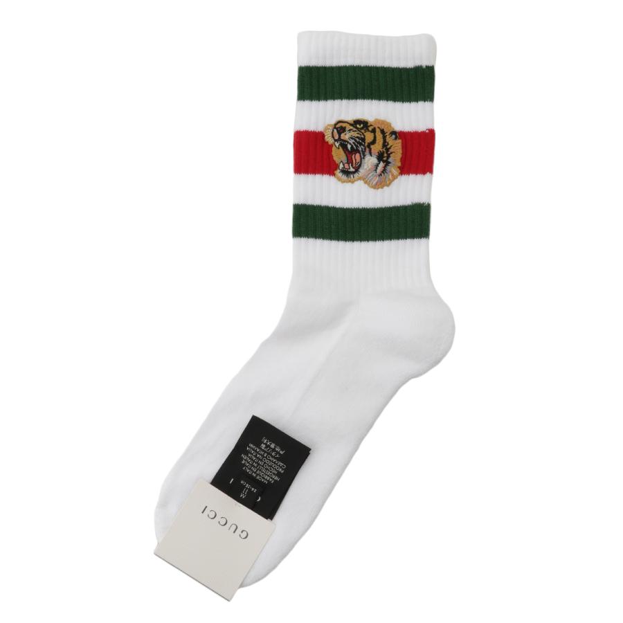 超美品 即納 グッチ Gucci メンズ ソックス インナー 下着 Stretch Cotton Socks With Tiger Green タイガー アップリケ 靴下 セット オープニング大放出セール Atempletonphoto Com