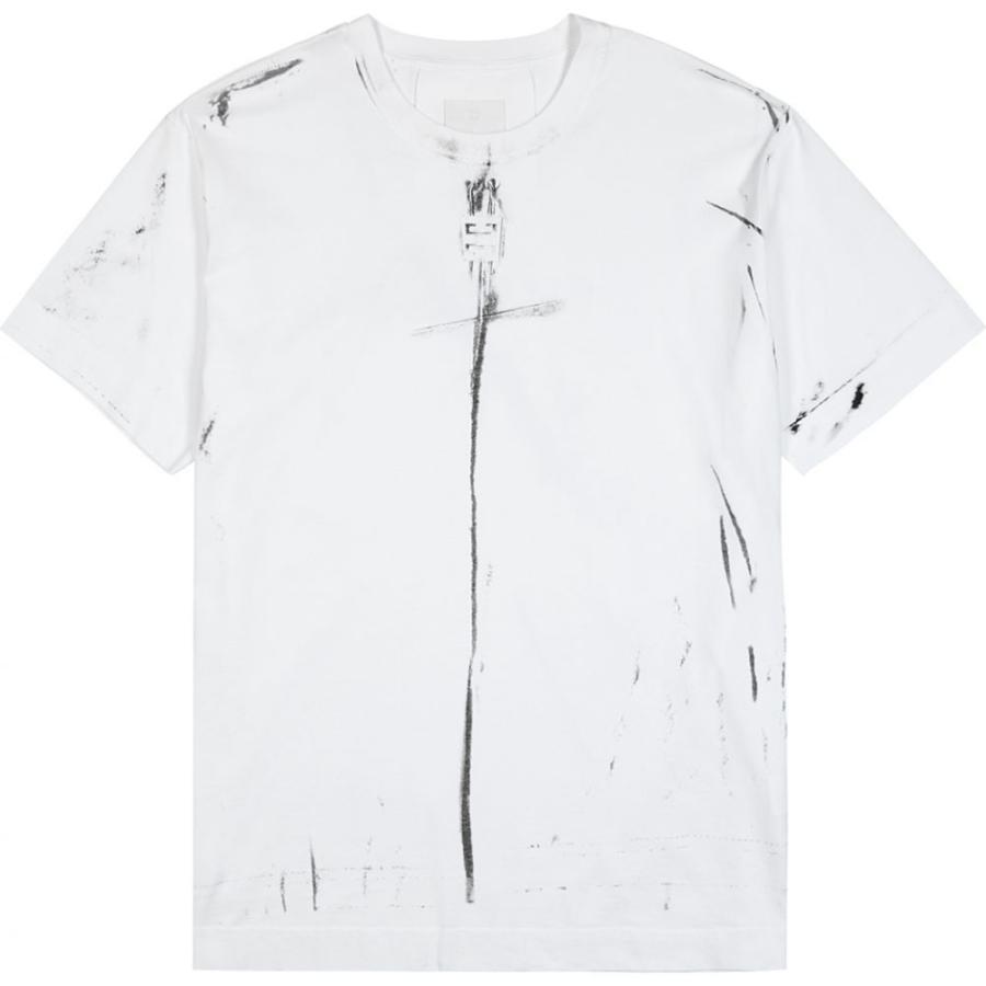 かわいい White トップス Tシャツ メンズ Givenchy ジバンシー トップス メンズ Tシャツ ジバンシー Givenchy Printed White T Shirt Cotton Tシャツ カットソー