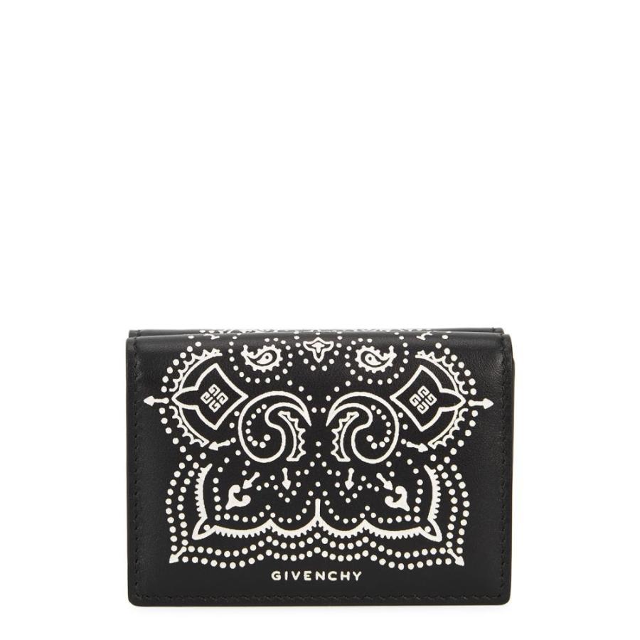 豊富なギフト Givenchy ジバンシー 財布 メンズ 財布 時計 雑貨 ジバンシー Givenchy メンズ 財布 Black Printed Leather Wallet Black 財布 Smssvg Org