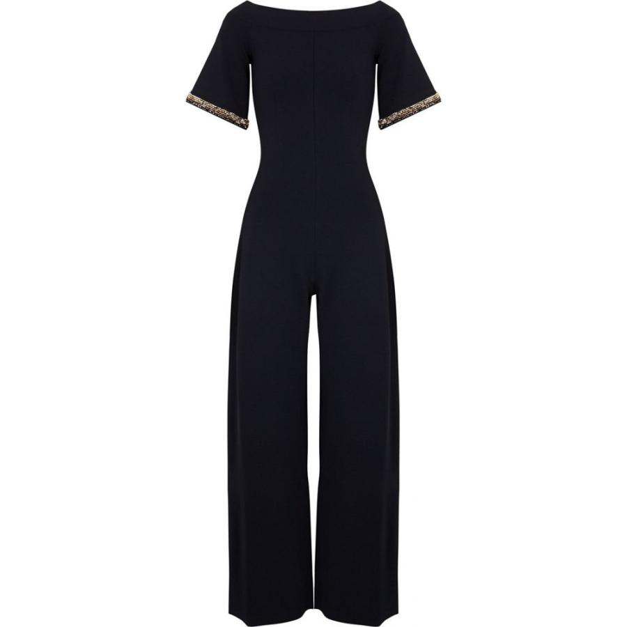 マッカートニー Stella レディース ジャンプスーツ ワンピース ドレス Mccartney Stretch Knit ステラ Jumpsuit レディース Stretch Knit Navy オールインワン Embellished Navy