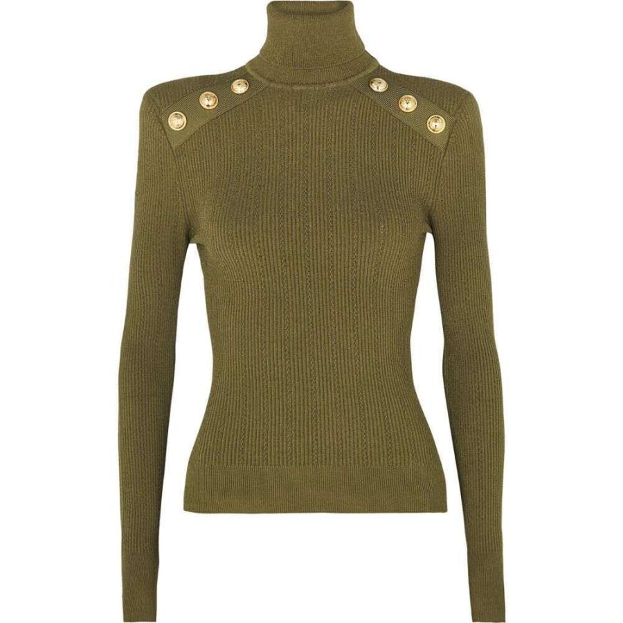残りわずか 在庫限り超価格 バルマン Balmain レディース ニット セーター トップス Army Green Roll Neck Ribbed Knit Jumper Green Dy Ff240b5fcf フェルマート Fermart 2号店 通販 Yahoo ショッピング 50 Off Skylanceronline Com