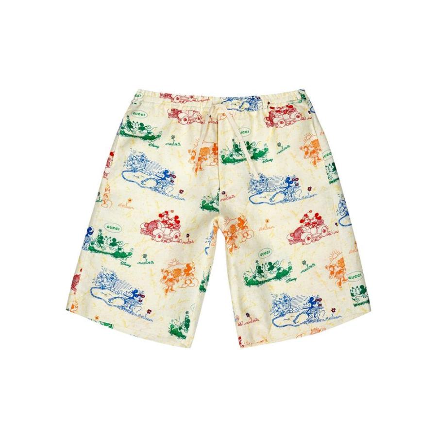 新着商品 グッチ Gucci メンズ ショートパンツ ボトムス パンツ X Disney Printed Linen Shorts Multi 新着商品 Www Technet 21 Org