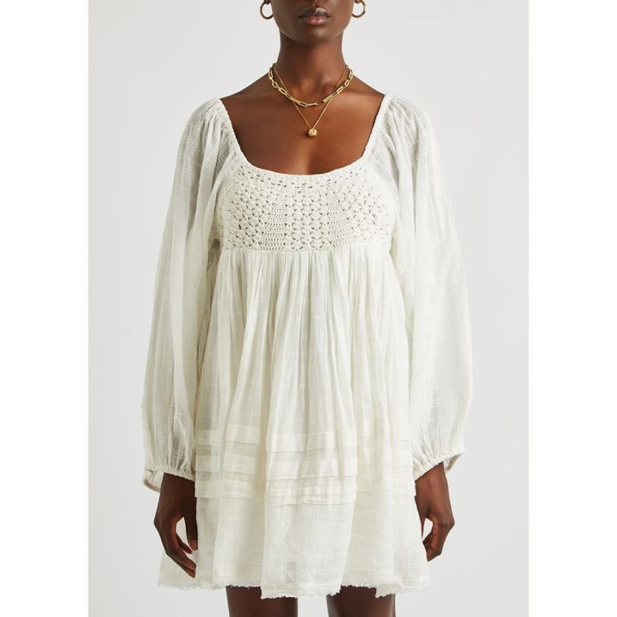 人気のファッションブランド ミニ丈 ワンピース レディース People Free フリーピープル レディース ワンピース フリーピープル People Free ワンピース ドレス Natural Dress Mini Cotton Ivory Ari ワンピース チュニック Meorboston Org