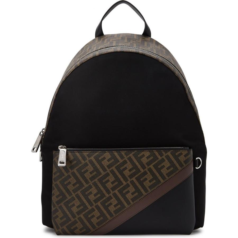 フェンディ Fendi メンズ バックパック リュック バッグ Monogrammed Brown Ff 超特価sale開催 Backpack Panelled