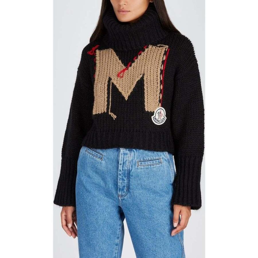 正規販売代理店 モンクレール Moncler レディース ニット セーター トップス Logo Chunky Knit Jumper Black Dy Ff3cd78a フェルマート Fermart 2号店 通販 Yahoo ショッピング 新色追加 Kpiss Fm