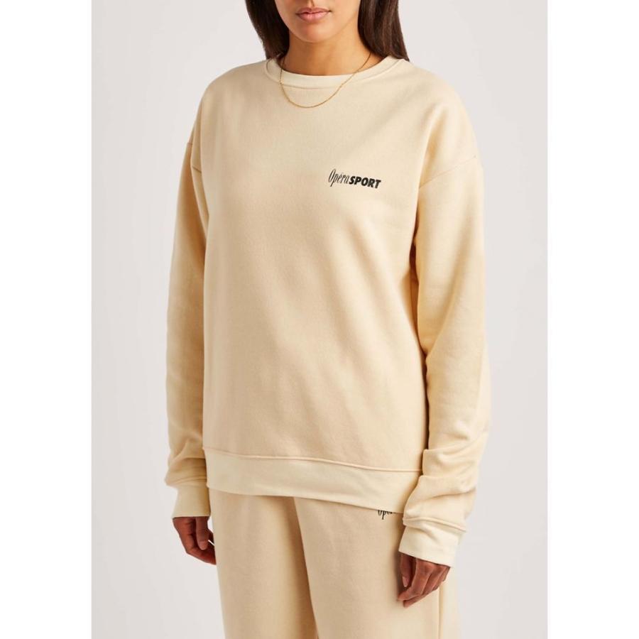時間指定不可 Operasport Natural Sweatshirt Jersey Cream Rolando トップス スウェット トレーナー レディース Operasport オペラスポーツ レディース スウェット トレーナー オペラスポーツ トップス Www Golf5 Prestige Jp