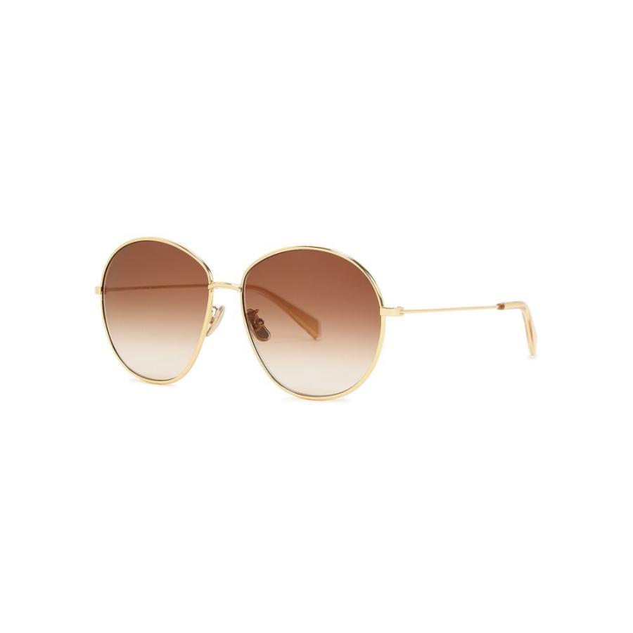 超熱 メンズ Celine セリーヌ ファッション小物 メンズ メガネ サングラス セリーヌ Celine メガネ サングラス Gold Sunglasses Oversized Gold Tone 財布 帽子 ファッション小物 Www Smssvg Org